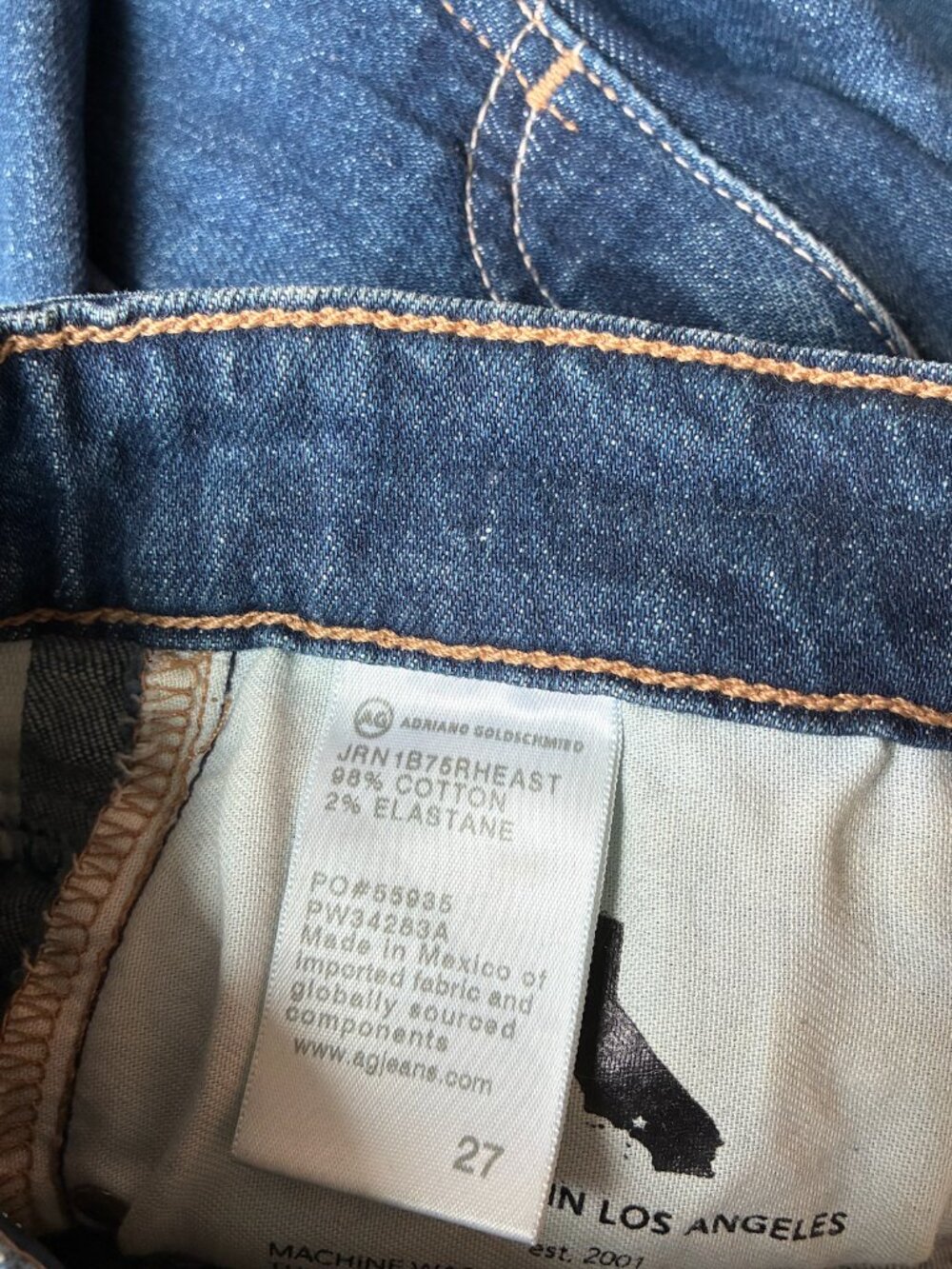 AG Adriano Goldschmied Alexxis Boot - High-Rise Vintage Fit Jeans - Size 27 - Picture 8 of 12